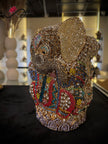 Majestic Elephant Crystal Clutch