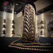 Heritage Golden Handcrafted Brass Clutch