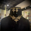 Elegant Luxe Stone Floral Necklace Set