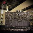 Drizzled Silver Handcrafted Brass Clutch