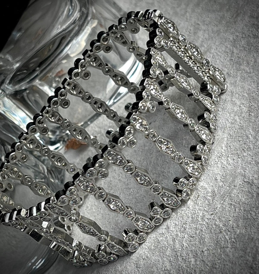 Radiant Ladder Diamond Bracelet