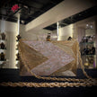 Blaze Mother of Pearl Handcrafted Brass Clutch