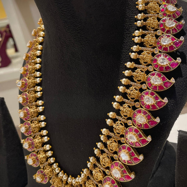 Jadau Mango Long Necklace