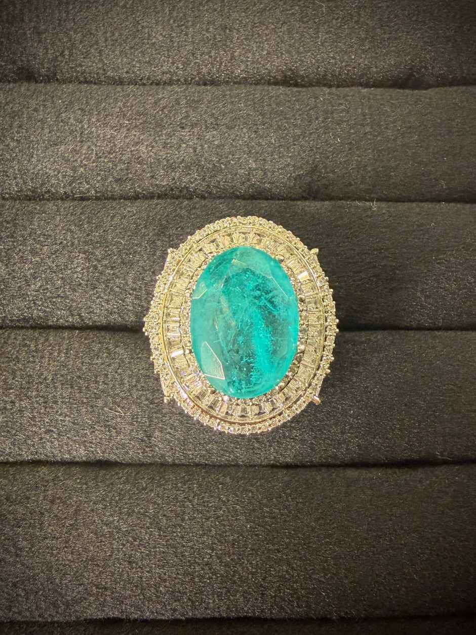 Royal Halo Adjustable Ring