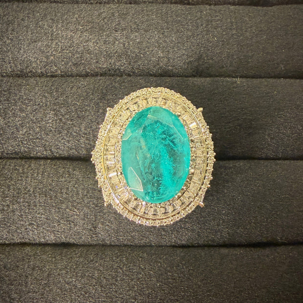 Royal Halo Adjustable Ring