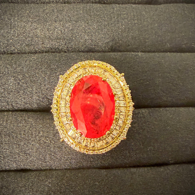 Royal Halo Adjustable Ring