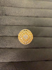 Luxury Regal Diamond Look Halo Ring