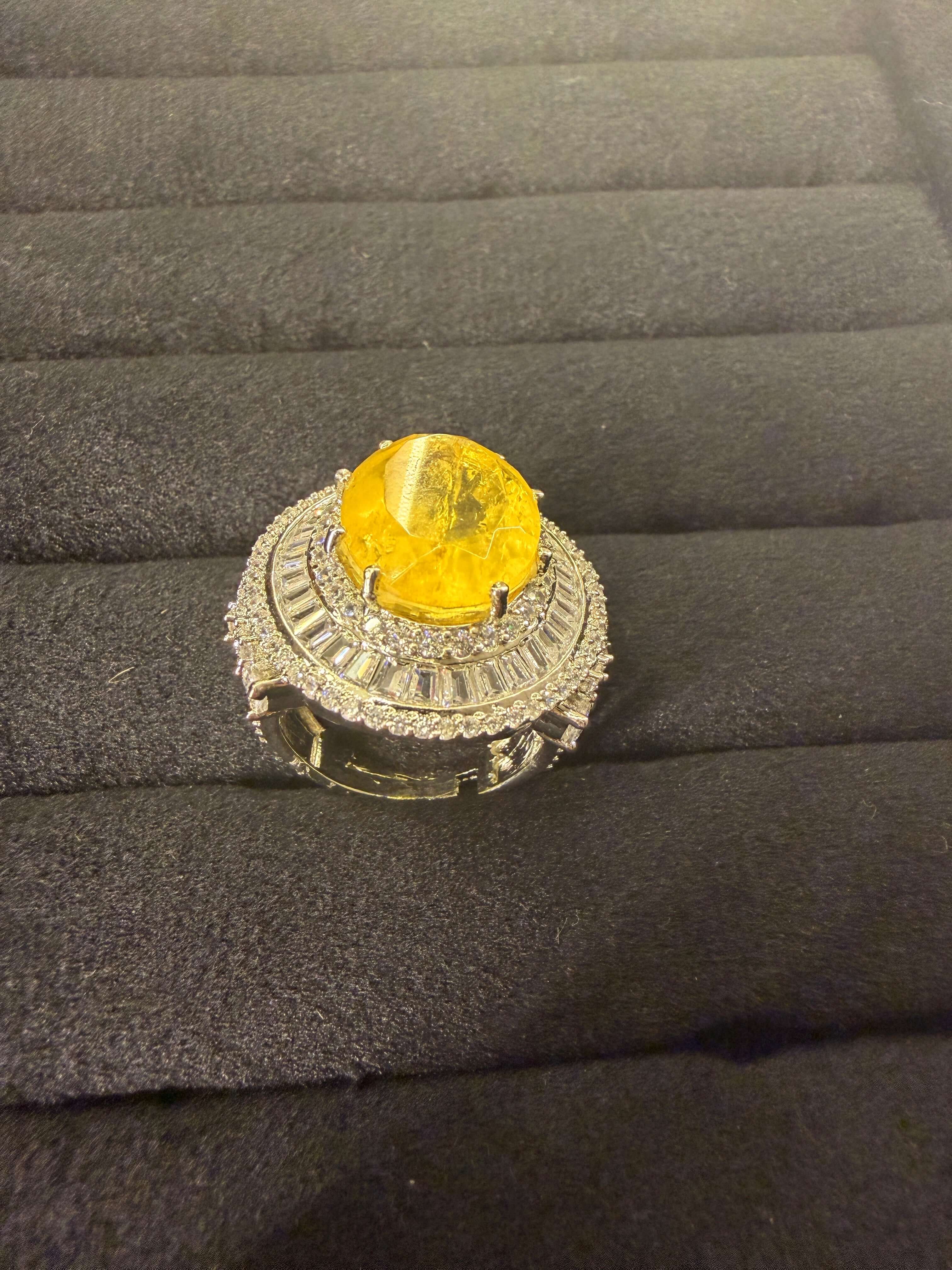 Royal Halo Adjustable Ring