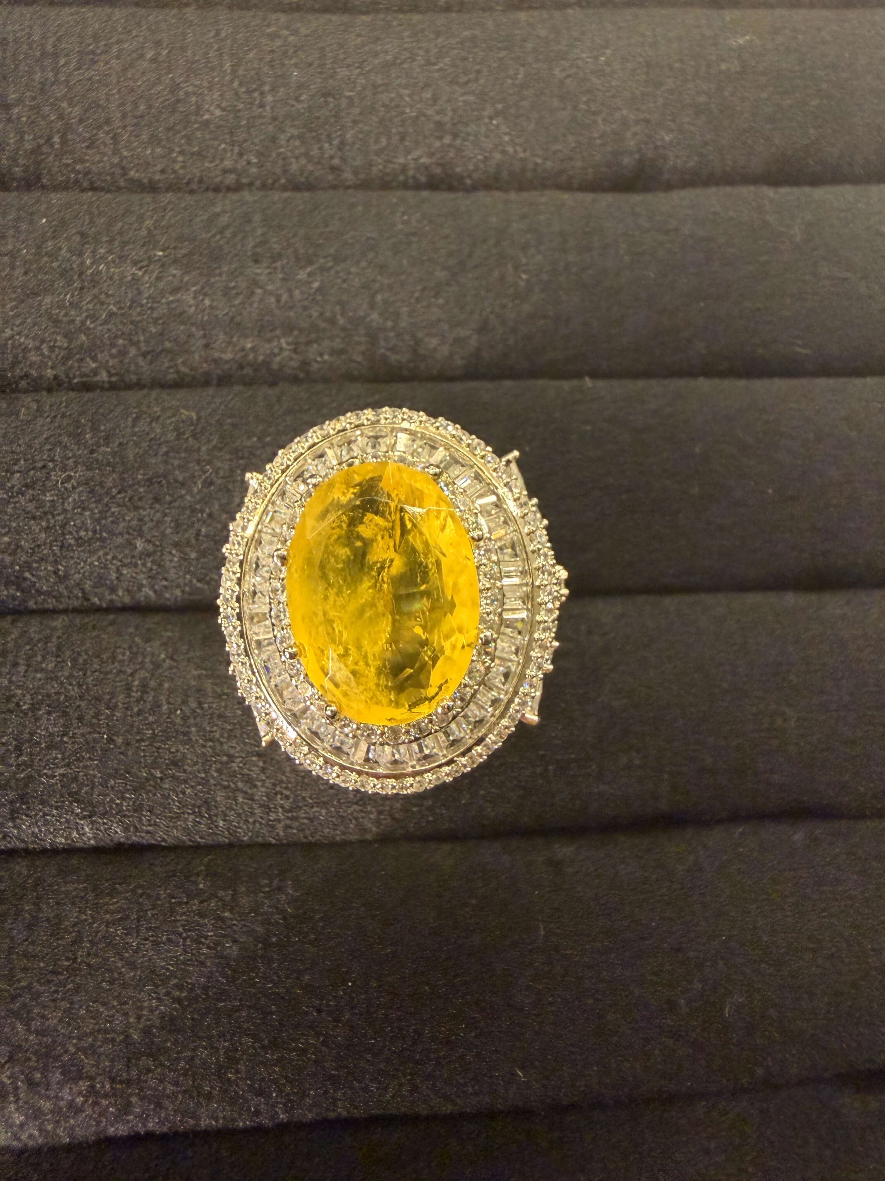 Royal Halo Adjustable Ring