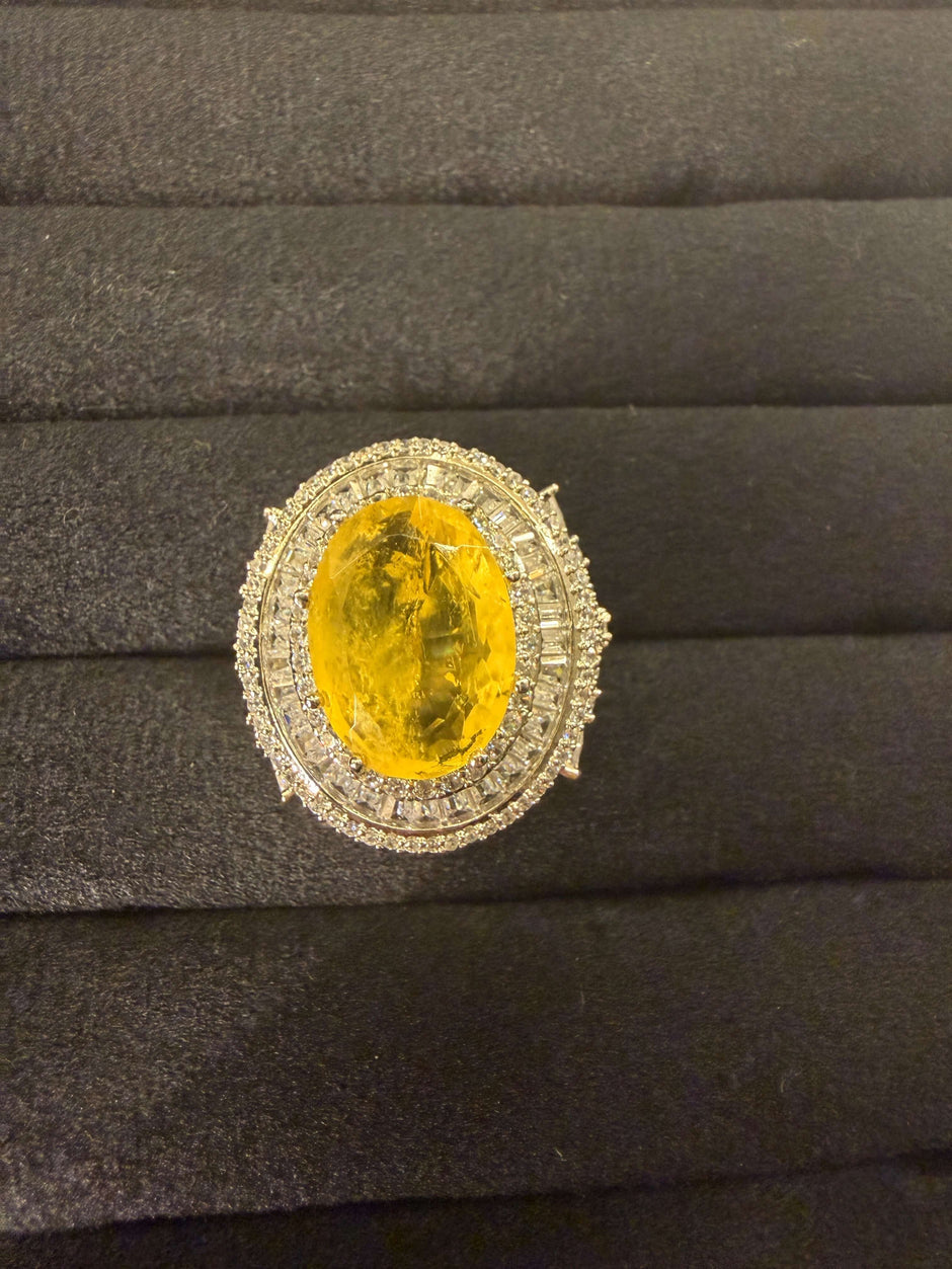 Royal Halo Adjustable Ring