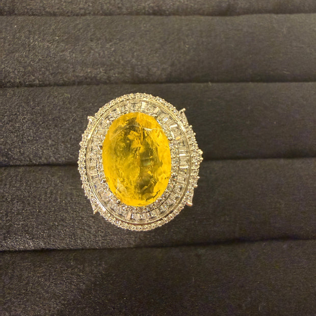 Royal Halo Adjustable Ring