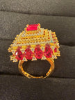 Grand Cluster Cocktail Ring