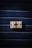 Royal Rectangular  Luxury Cocktail Ring