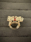 Royal Rectangular  Luxury Cocktail Ring