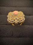 Elite Cluster Floral Halo Ring