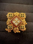 Royal Red Heritage Rajwadi Ring