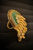 Heritage Rajwadi  Polki Ghungroo Ring