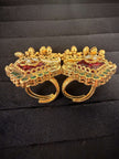 Royal Rajwadi Double Finger Gungroo Ring