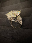Royal Champagne Cushion Ring