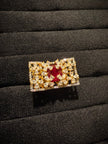 Royal Rectangular  Luxury Cocktail Ring