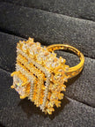Grand Cluster Cocktail Ring