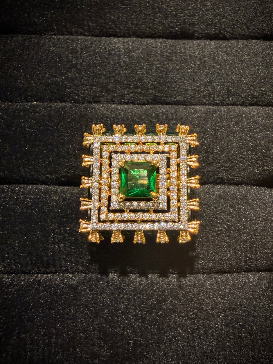 Grand Cluster Cocktail Ring