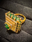 Grand Cluster Cocktail Ring