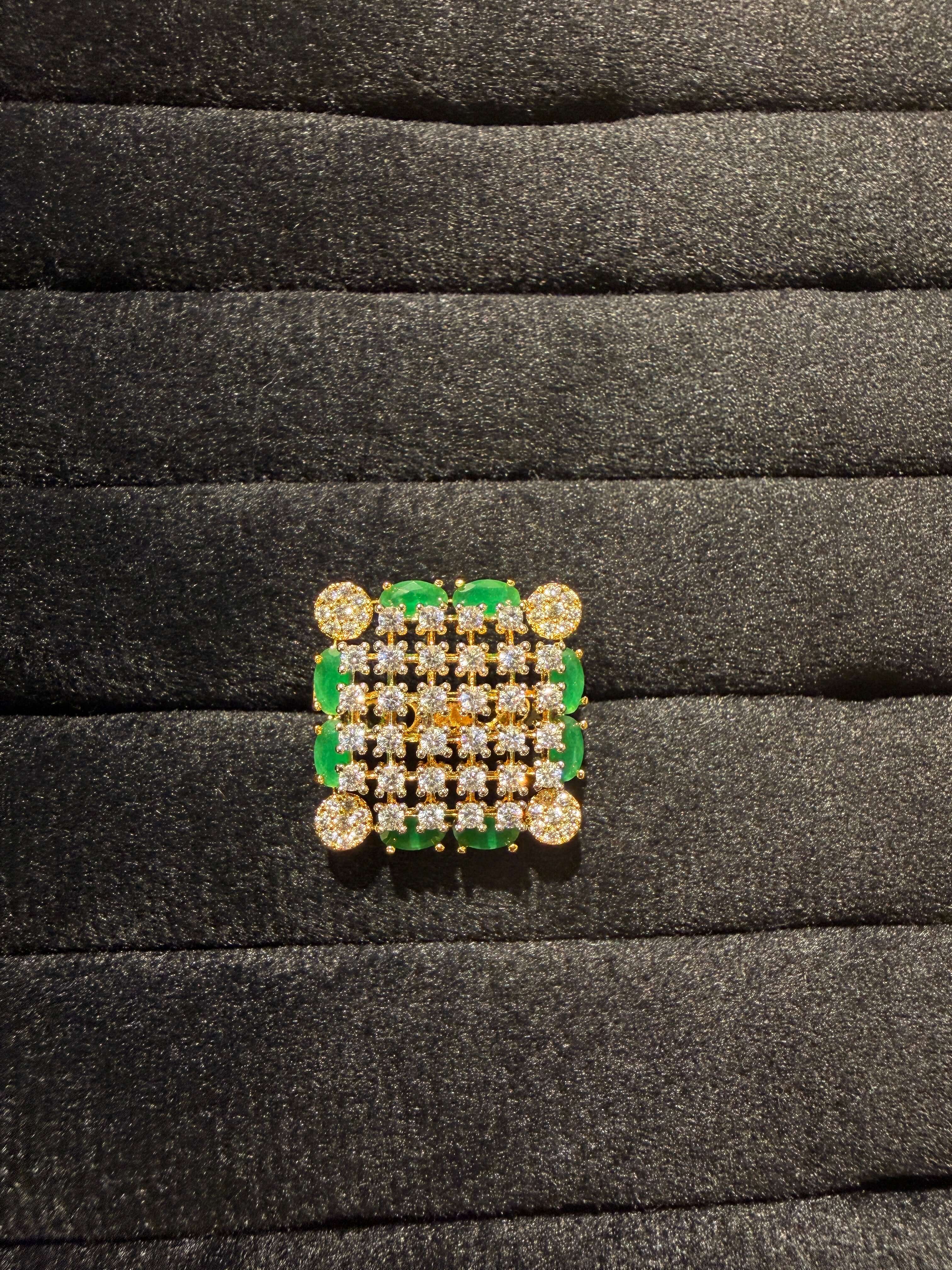 Luxury Multi-Stone Pavé Cocktail Ring
