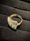 Royal Flared Cluster Designer Ring
