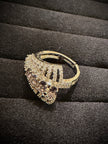 Royal Flared Cluster Designer Ring