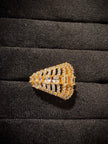 Royal Flared Cluster Designer Ring