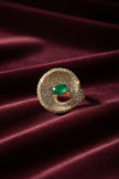 Swirl Pavé Designer Ring
