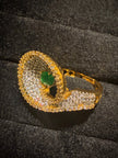 Swirl Pavé Designer Ring