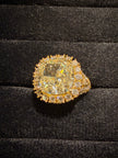 Royal Cushion Crystal Designer Halo Ring