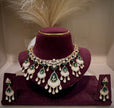 Regal Emerald & Ruby MOP Drop Choker Set
