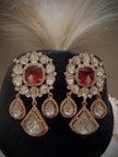 Ruby MOP Polki Hasli Choker Set