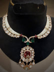 Ruby MOP Polki Hasli Choker Set