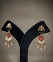 Regal Emerald & Ruby MOP Drop Choker Set