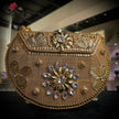 Majestic Golden Heritage Handcrafted Brass Bag
