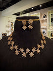 Star Floral Choker Necklace Set