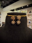 Star Floral Choker Necklace Set
