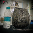 Modern Regal Oxidised Silver Handcrafted Brass Clutch