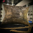 Timeless Golden Leaf Handcrafted Brass Clutch