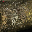 Timeless Golden Leaf Handcrafted Brass Clutch