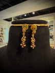 Antique Gold Floral Necklace Set