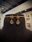 Elegant CZ Teardrop Necklace Set