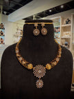 Luxe Sunburst Crystal Necklace Set