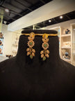 Elegant Green Leave  Necklace Set