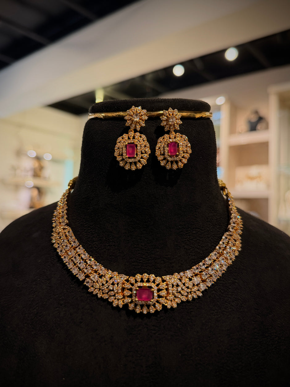 4 in 1 Convertible Stone Necklace Set