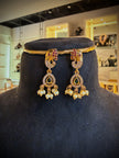 Regal Elephant Lakshmi Hasli Necklace Set